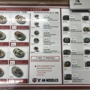 Xi'an Noodles - Menu (April 2022) - Chinese Near Me - Seattle, Washington Xi'an Noodles - Menu (April 2022) - Chinese Near Me - Seattle, Washington