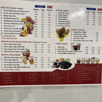 Gong Cha - Augusta - Menu - Bubble Tea Near Me - Augusta, Georgia