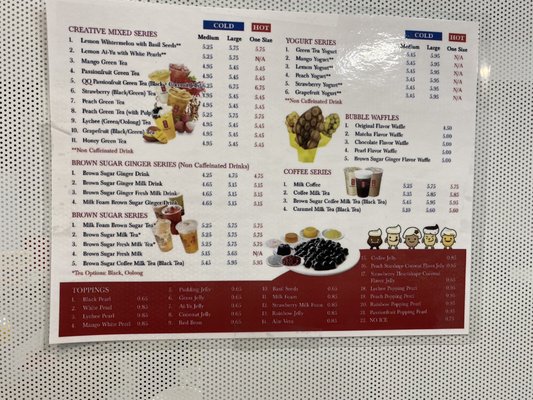 Menu photo 8 Gong Cha - Augusta Augusta, GA