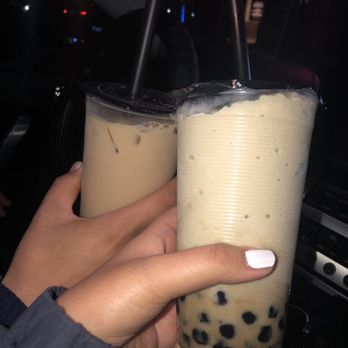 Miss Tea - Matcha lavender for me and milk tea for the bae - Bubble Tea Near Me - Baldwin Park, California