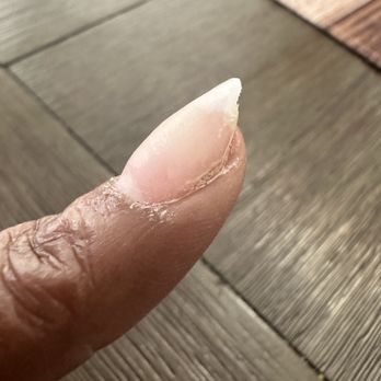 Happy Nails Bar - Pointed shaped full set from Happy Nails - Nail Salons Near Me - Hillside, Illinois