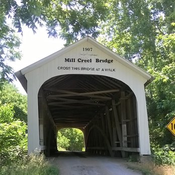 Mill Creek Covered Bridge - Mill Creek Bridge 1907 near Howard, IN - Landmarks & Historical Buildings Near Me - Kingman, Indiana