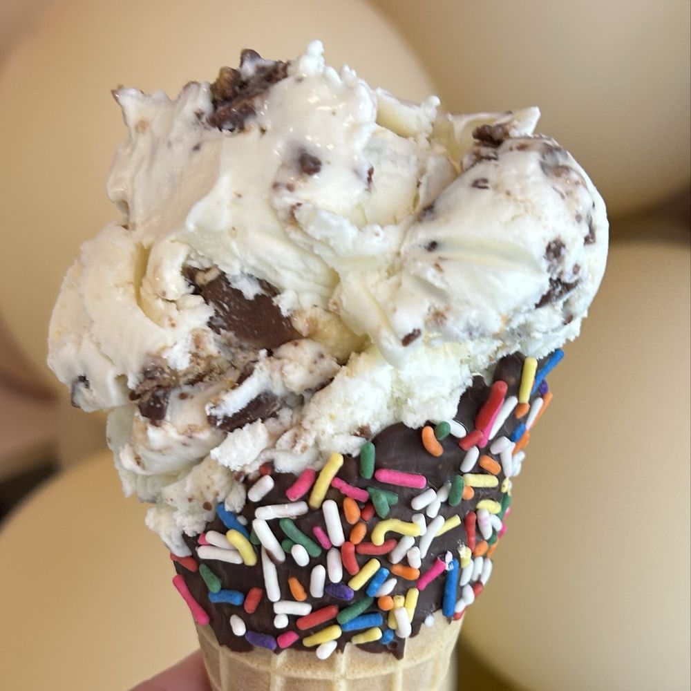 The garage can ice cream The garage can ice cream