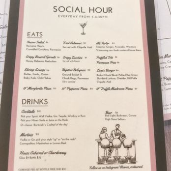 Zane's - 5-6:30 daily - Steakhouses Near Me - Hermosa Beach, California