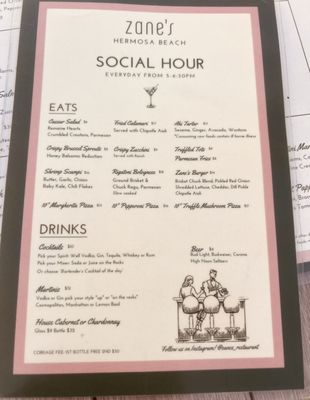 Menu photo 5 Zane's Hermosa Beach, CA