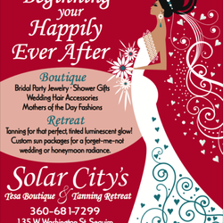 Solar City's Boutique & Retreat - We would love to help with your bridal experience with services from our retreat and lovely accessories and apparel from the boutique