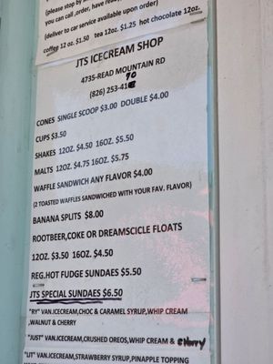 Menu photo 6 JT’s IceCream Shop Cloverdale, VA