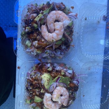 Mariscos La chalupa - Tostada especial - Food Trucks Near Me - El Cajon, California