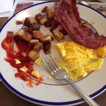 Bob Evans - Great combo of eggs, home fries bacon and French toast! Yum! - American Near Me - Tampa, Florida Bob Evans - Great combo of eggs, home fries bacon and French toast! Yum! - American Near Me - Tampa, Florida
