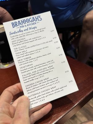 Menu photo 1 Brannigans Dublin, D Menu photo 1 Brannigans Dublin, D