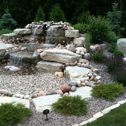 Wolfrath's Nursery & Landscaping - Pondless waterfall
