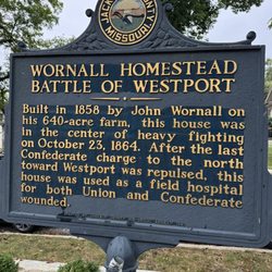 Wornall Majors House Museum - Historical sign. Erected in 1961