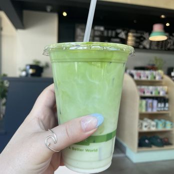Elite Experience: Dreamwave Coffee - Vanilla coconut matcha - Yelp Events Near Me - Carlsbad, California