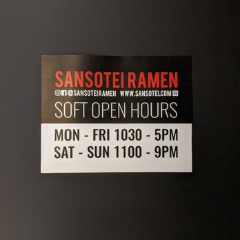 Sansotei Ramen - Ramen Near Me - Toronto, Ontario