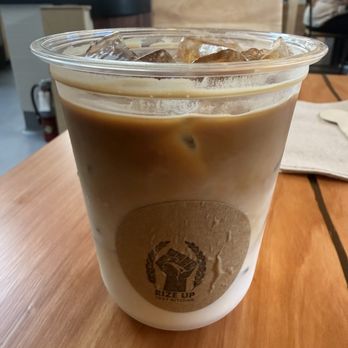 Rize Up Test Kitchen Cafe - Photo 8: Iced Latte - Cafes Near Me - San Francisco, California