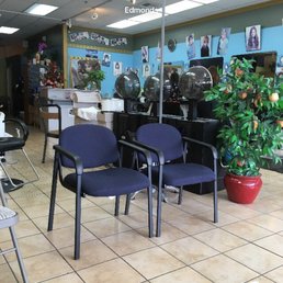 Inside the salon