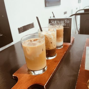 Ebony And Ivory Coffee - Stairway to heaven flight - Coffee & Tea Near Me - Lacey, Washington