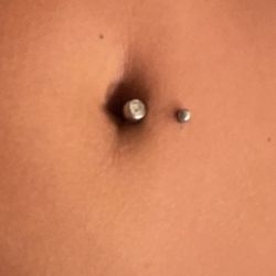 Dragons Den Custom Tattoo - My belly button piercing!