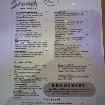 M'tucci's Italian - Brunch menu starts at 11am. - Italian Near Me - Albuquerque, New Mexico