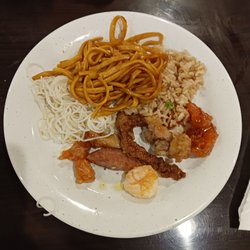 King Buffet - Plate #2. Sample of each.