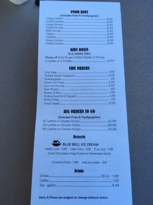 Menu photo 6 Flying Burger & Seafood Caddo Valley, AR