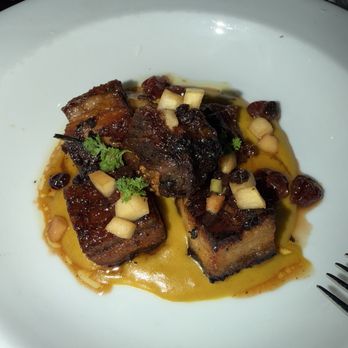 Herb & Wood - Pork belly - New American Near Me - San Diego, California Herb & Wood - Pork belly - New American Near Me - San Diego, California