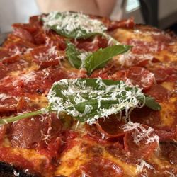 Eleventh Street Pizza - Dadeland - Square Hot Honey and Pepperoni Pizza