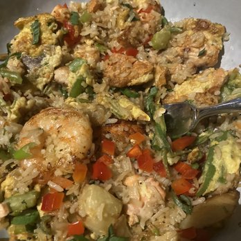 Tommy Bahama - Seafood fried rice special - Seafood Near Me - Naples, Florida Tommy Bahama - Seafood fried rice special - Seafood Near Me - Naples, Florida