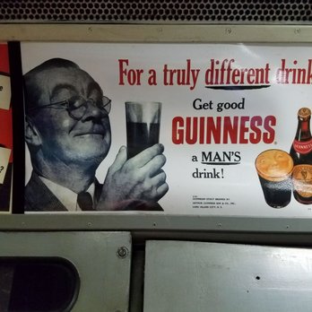 New York Transit Museum - Guiness ad from mad men era - Museums Near Me - Brooklyn, New York