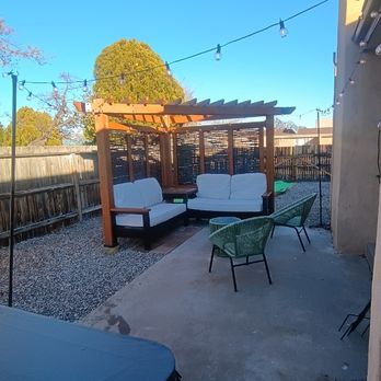 El Chavo Services - A pergola we assembled for a customer - Handyman Near Me - Albuquerque, New Mexico