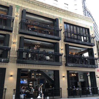 Broadstone Bar & Kitchen - Beautiful restaurant with open balcony seating if the weather is good! - New American Near Me - New York, New York