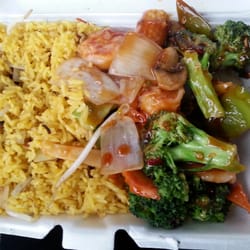 New Dragon - Shrimp w/ garlic sauce lunch special