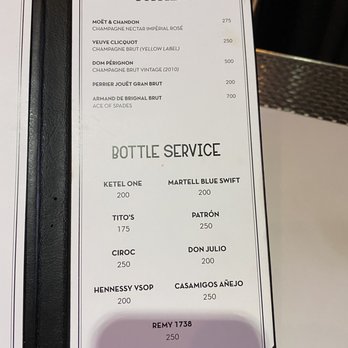 BLK SWAN - Drink menu - New American Near Me - Baltimore, Maryland