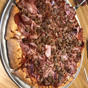Pizza Factory - Our mega meat option pizza, more than what three people could wolf down. - Pizza Near Me - Chester, California Pizza Factory - Our mega meat option pizza, more than what three people could wolf down. - Pizza Near Me - Chester, California