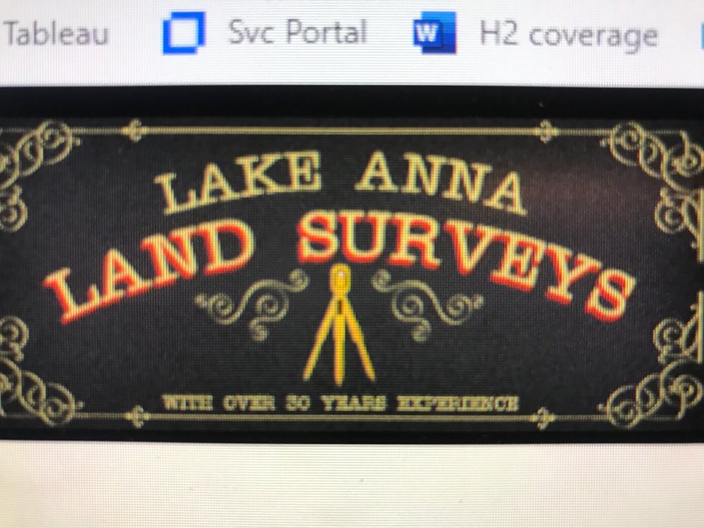LAKE ANNA LAND SURVEYS Updated September 2024 Request Information