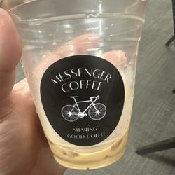 Messenger Coffee - Iced brown sugar cinnamon latte !