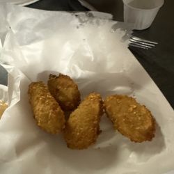 Palermo Bar & Grill - Jalapeño Poppers, what's left of them! Yummy!!!!