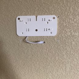 Where the panel should be....