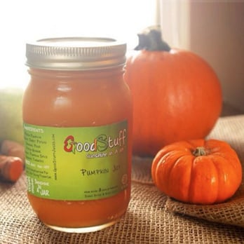 Goodstuff Juices - a jar of pumpkin juice - Juice Bars & Smoothies Near Me - Greenville, North Carolina Goodstuff Juices - a jar of pumpkin juice - Juice Bars & Smoothies Near Me - Greenville, North Carolina