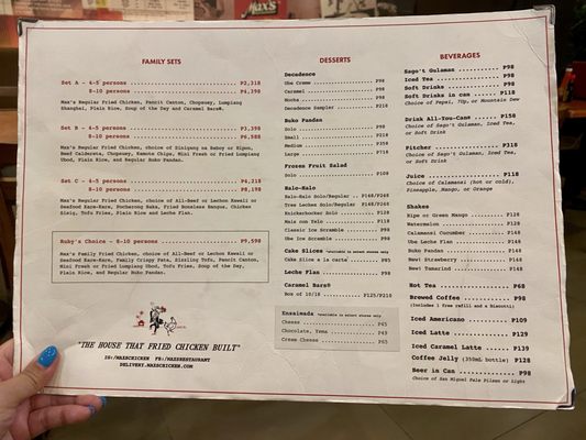 Menu photo 2 Maxs Fried Chicken San Pablo City, LAG