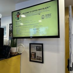 Menu of TV