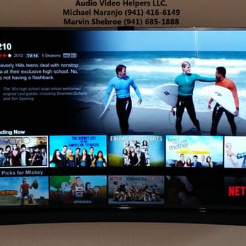 Audio Video Helpers - Smarttv such as Netflix, HULU, and Pandora. We can set those up and coach you on how to use them! - Home Theatre Installation Near Me Audio Video Helpers - Smarttv such as Netflix, HULU, and Pandora. We can set those up and coach you on how to use them! - Home Theatre Installation Near Me