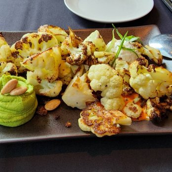 etch - Roasted broccoli w/ 3 sauces, including almond puree - 10/10 appetizer - New American Near Me - Nashville, Tennessee etch - Roasted broccoli w/ 3 sauces, including almond puree - 10/10 appetizer - New American Near Me - Nashville, Tennessee