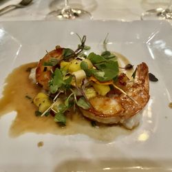 Roessler's Restaurant - Shrimp in a coconut risotto