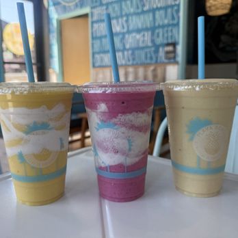 Playa Bowls - 07/18/2026 - Yuzu Glow Smoothie 20oz, Pink Summer Smoothie 20oz, Aloha Smoothie 20oz - Coffee & Tea Near Me - Edgewater, Colorado