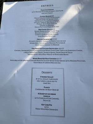 Menu photo 1 Campfire Grill Flat Rock, NC