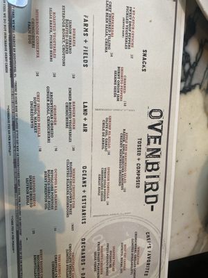Menu photo 7 OvenBird Birmingham, AL Menu photo 7 OvenBird Birmingham, AL