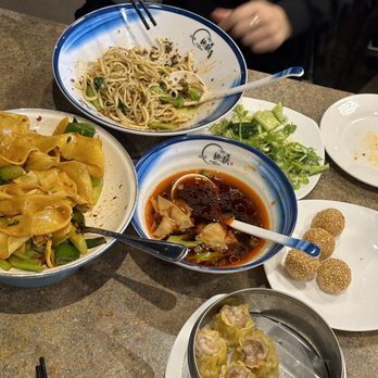 Noodle Dynasty - Spicy beef noodles, pork chili wontons, sesame balls, cucumber salad, shrimp shiomai, chili flake noodles. - Noodles Near Me - Beaverton, Oregon Noodle Dynasty - Spicy beef noodles, pork chili wontons, sesame balls, cucumber salad, shrimp shiomai, chili flake noodles. - Noodles Near Me - Beaverton, Oregon