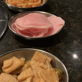 Iron Age Korean Steakhouse - The pickled veggies are perfectly crisp, flavored and abundant. - Korean Near Me - Chicago, Illinois Iron Age Korean Steakhouse - The pickled veggies are perfectly crisp, flavored and abundant. - Korean Near Me - Chicago, Illinois