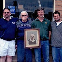 Byrne Paint - 4 Generations of the Byrne Family (from left) Steve Byrne, Charlie Byrne, Charles Byrne (pictured), Marty Byrne and Marty Byrne Jr.